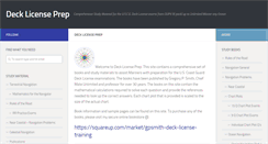 Desktop Screenshot of decklicenseprep.com